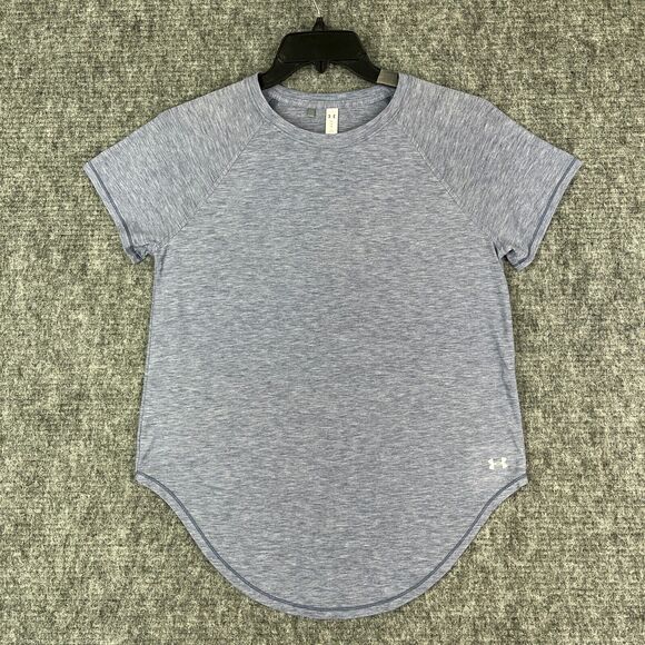 Under Armour Shirt Womens Medium Loose‎ Heatgear Gym Running Workout Fitness - Picture 1 of 10